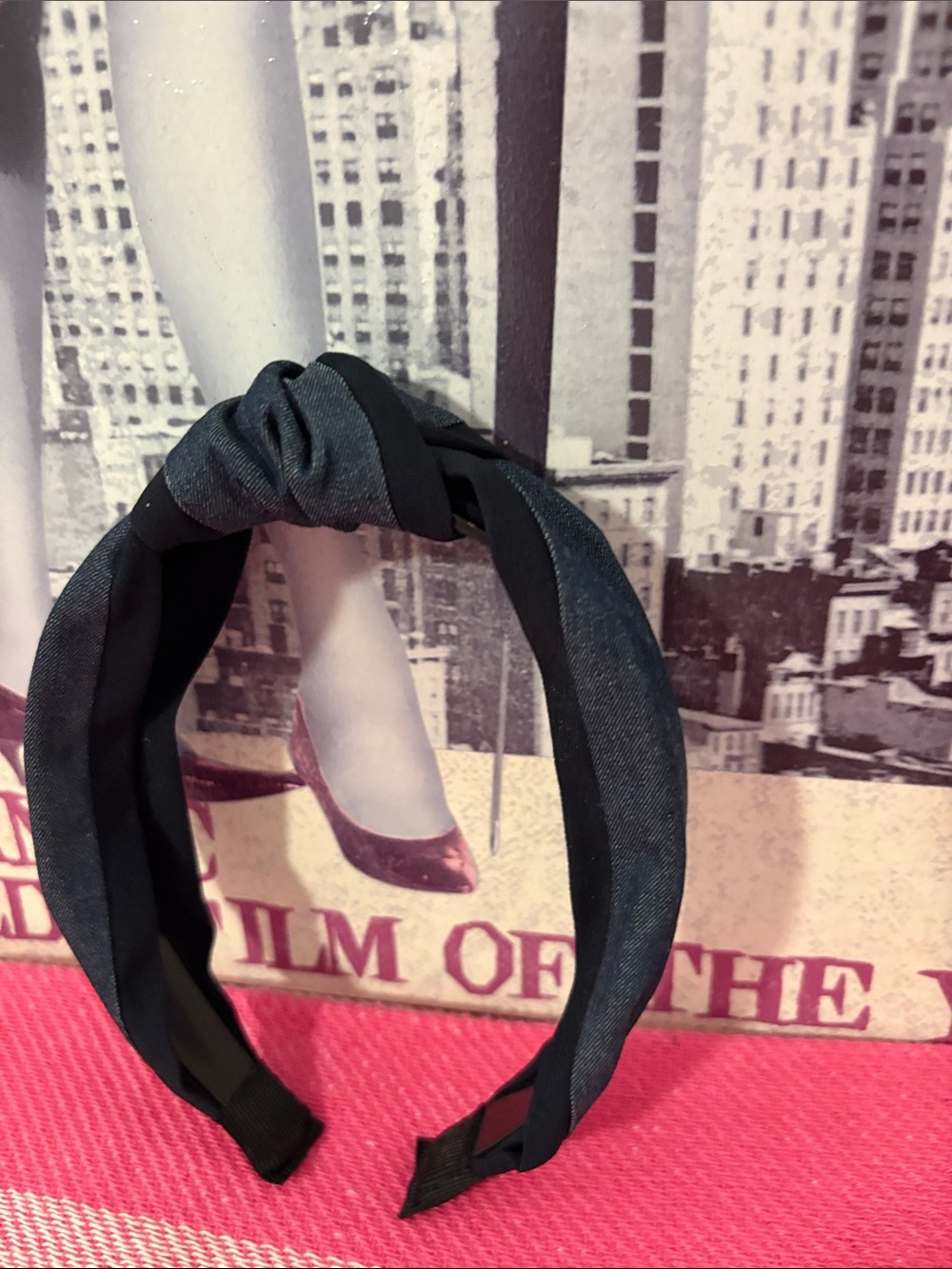 Black Knotted Headband - Women's Fashion Accessory